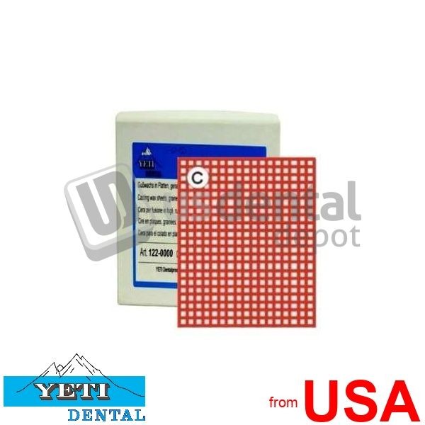 YETI Retention meshes- red- 7.5x6.5 cm- 20 sheets #122-0000 417008