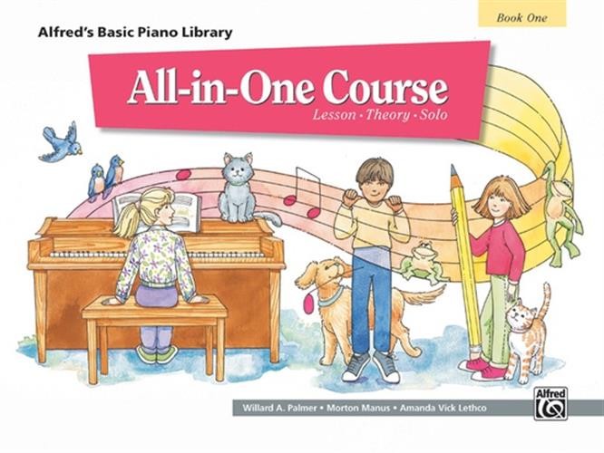 Alfred's Basic Piano All-In-One Course Book 1