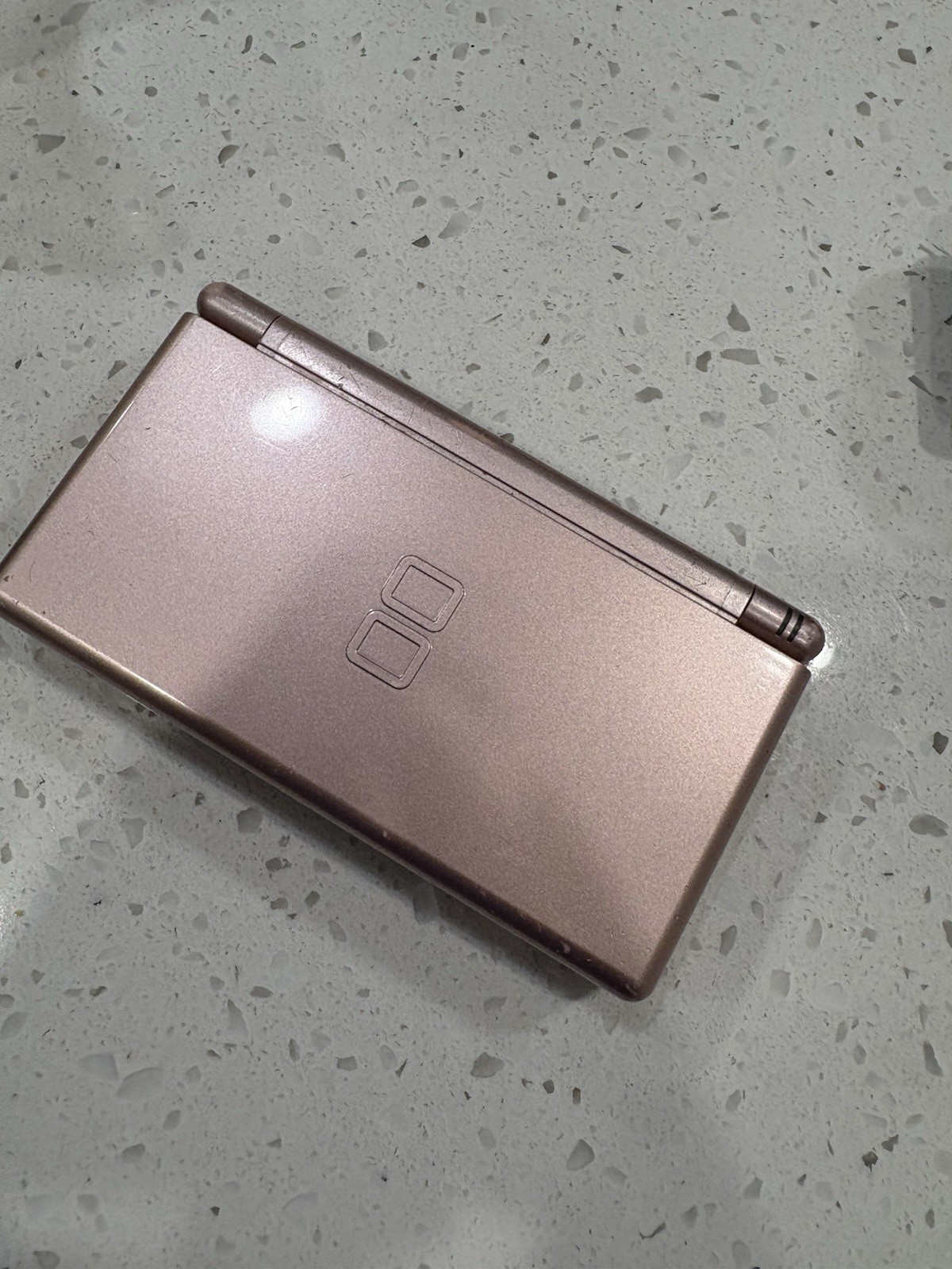 Nintendo DS Lite Console - Coral Pink  Tested Working w/charger No Stylus