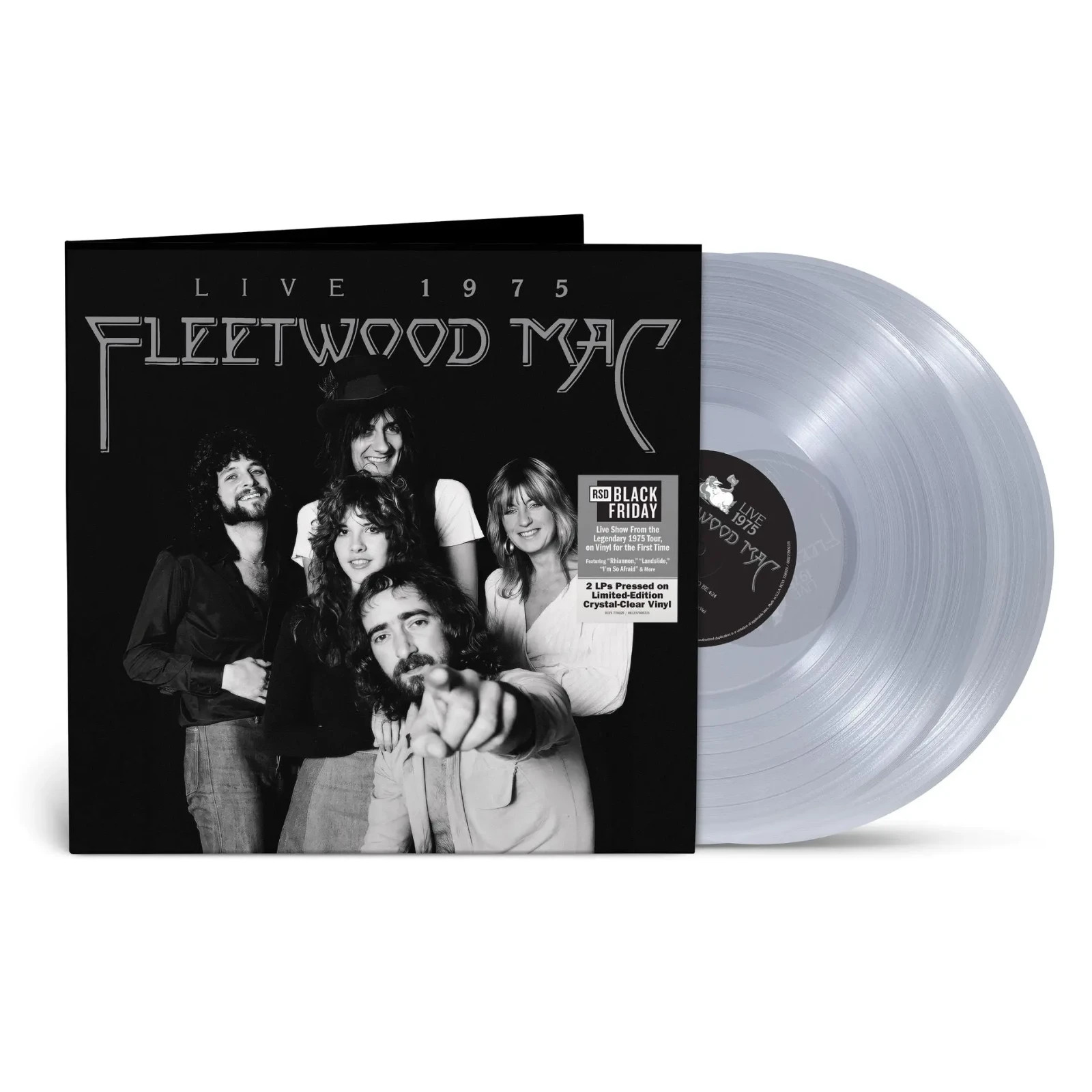Fleetwood Mac : Live 1975 2 LP / Cristal- Clear Vinyle