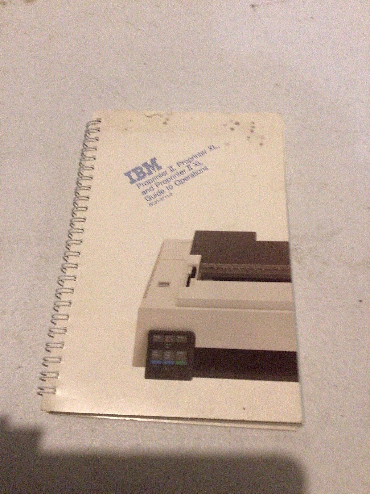 IBM Pro printer II, Pro printer XL, And Pro printer II XL Guide To Operations