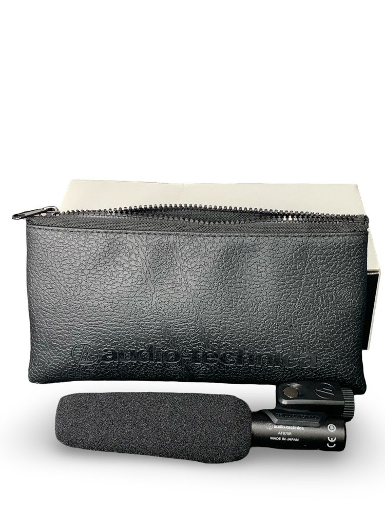 Audio-Technica AT875R Condenser Microphone – w/ Windscreen, Mount & Soft Case