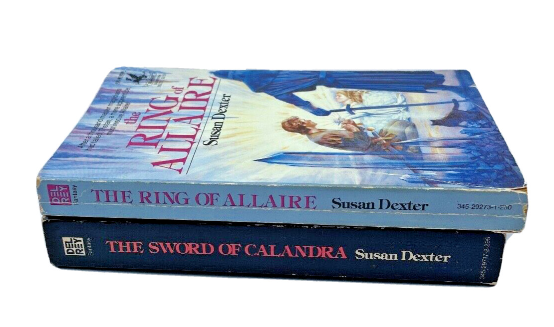 Susan Dexter The Sword Of Calandra & The Ring Of Allaire Paperback Books