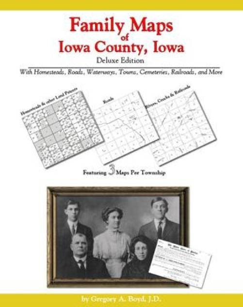 Genealogy Family Maps Cemetery Iowa County Iowa
