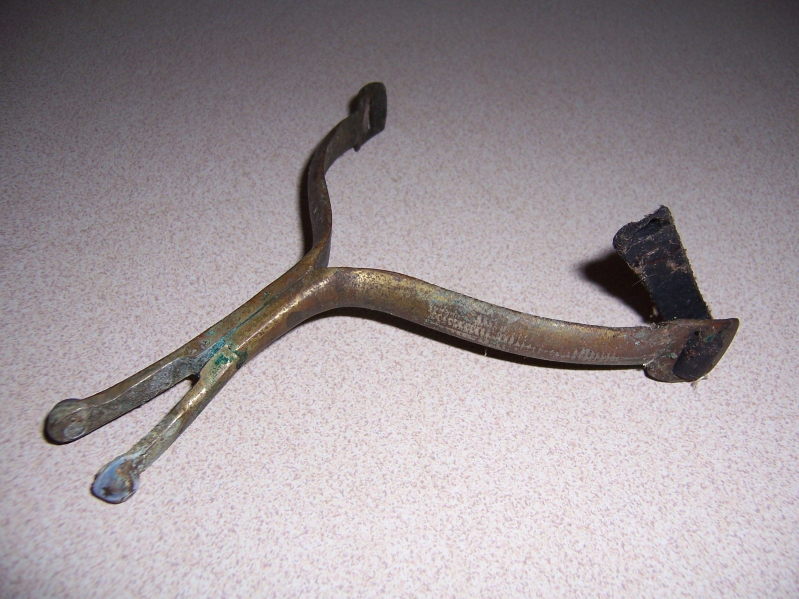 Antique Primitive Brass Horse Stirrup