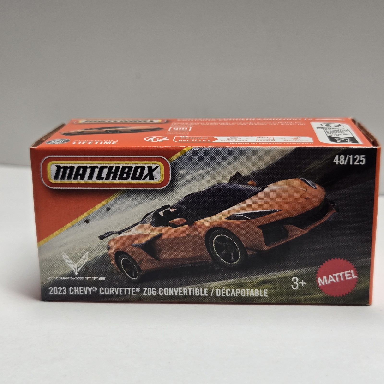 2026 Matchbox 2023 CHEVY CORVETTE Z06  Grab Box 48/125