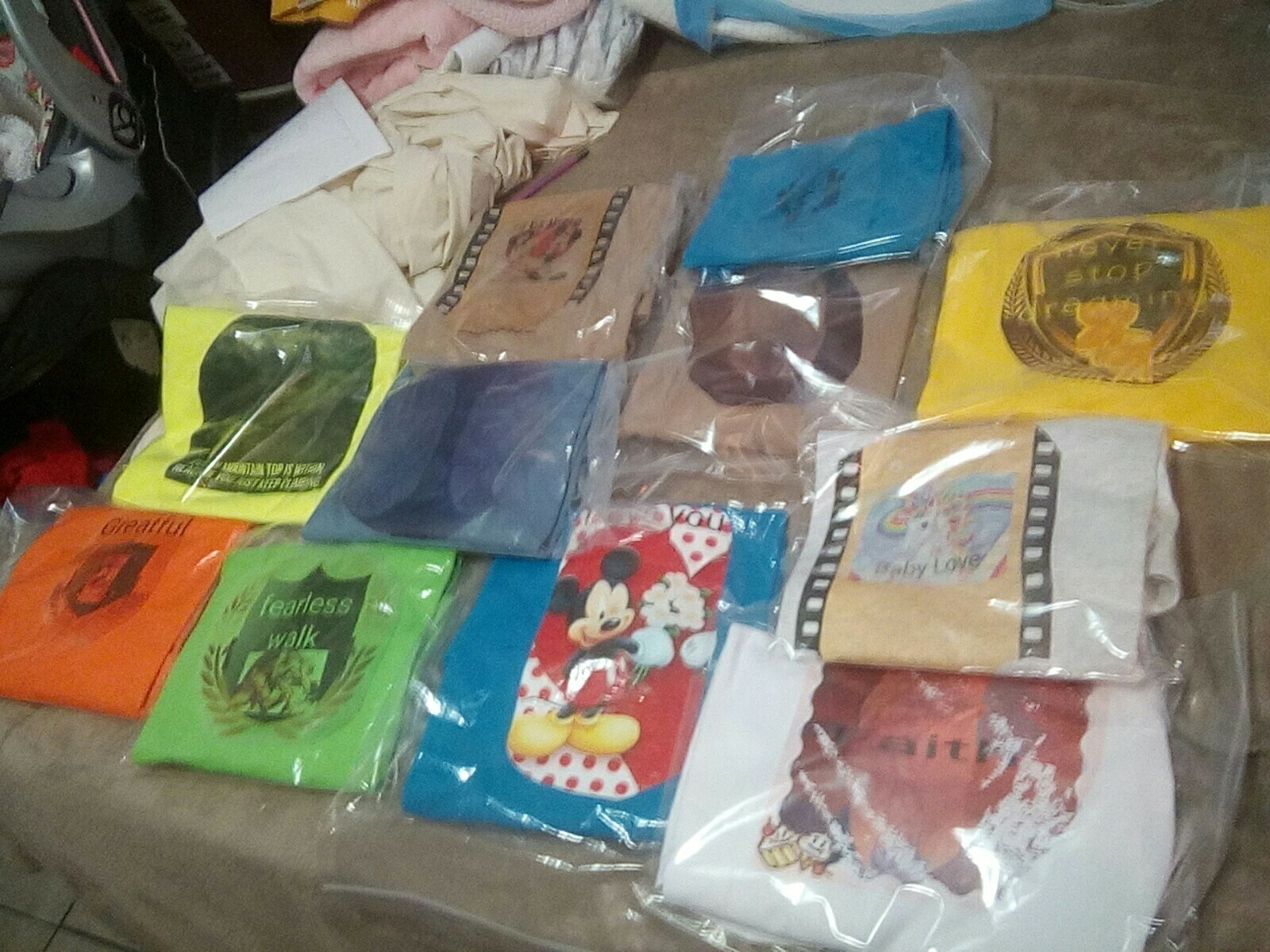  Custom Screen Printed COLOR T-Shirts - $25 each