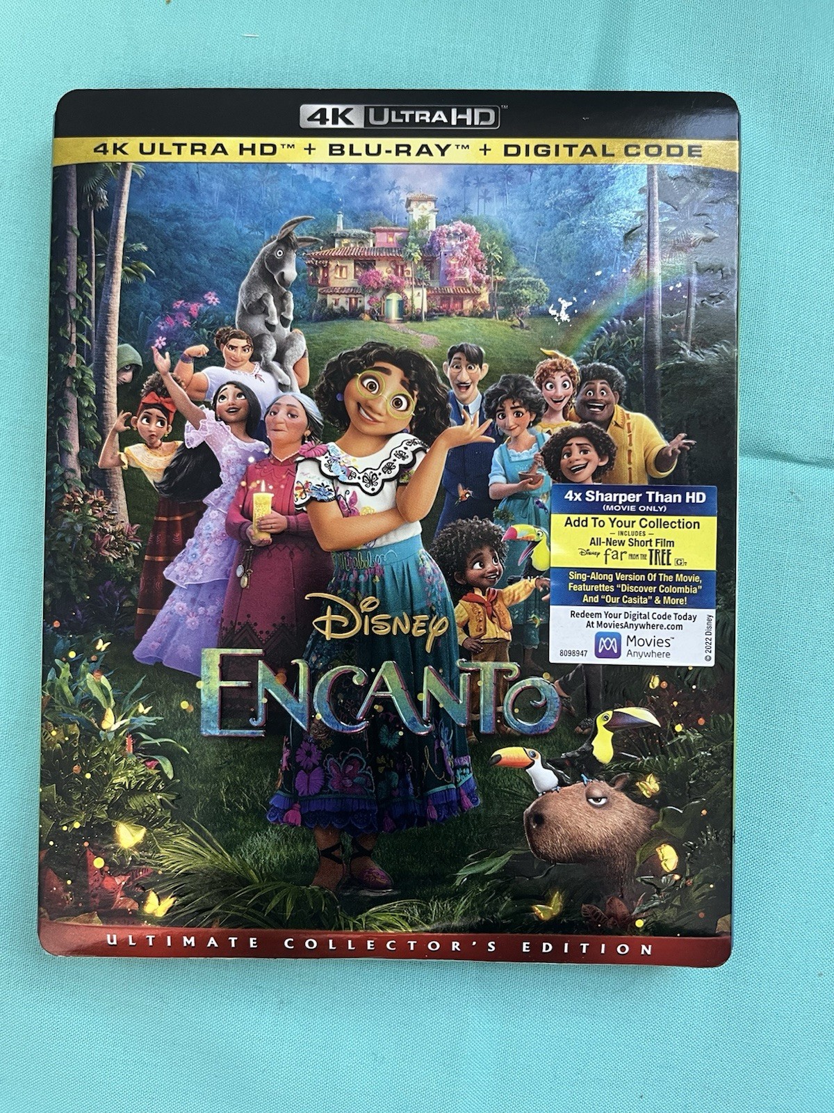 Disney Encanto (4K UHD + Blu-Ray + Digital) Ultimate Collector's Edition - New!