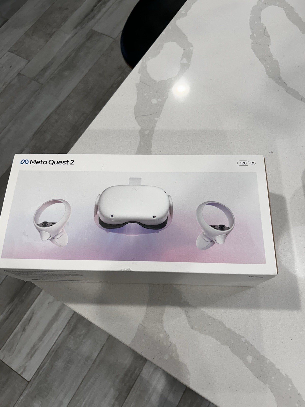 Meta Quest 2 Standalone VR Headset 128GB White w/ Controllers & Accessories