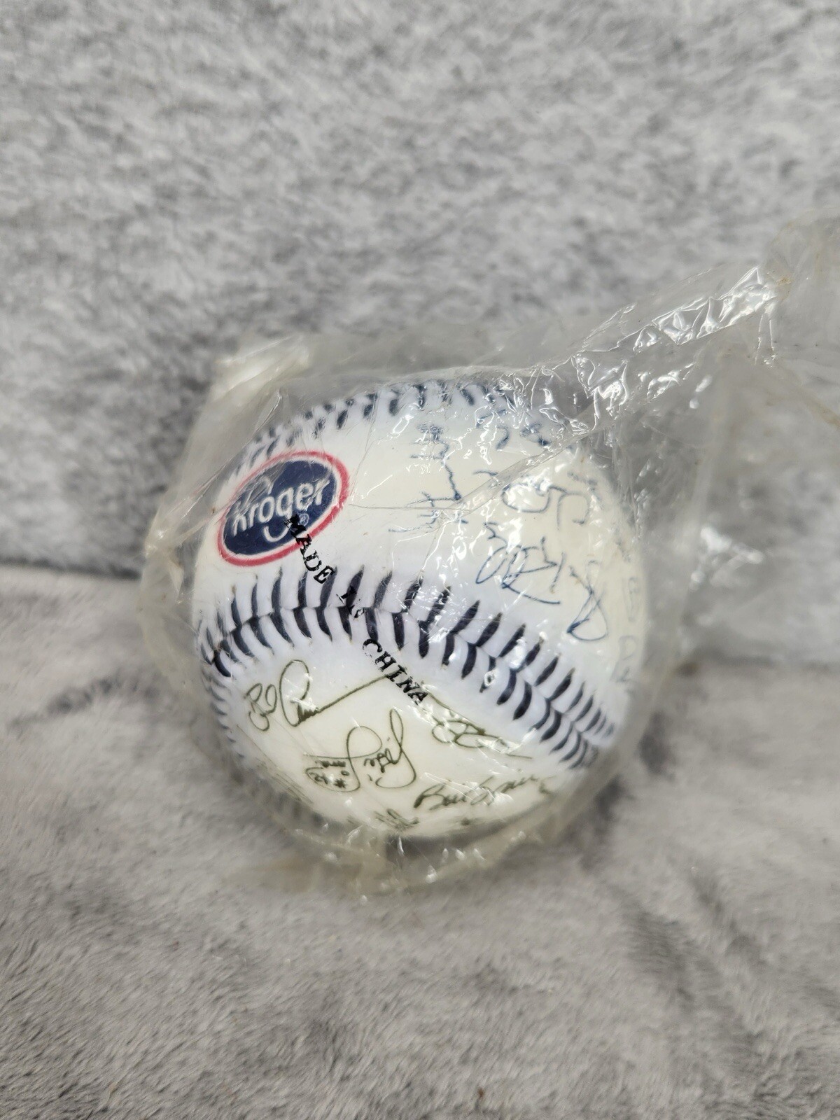 Vintage Houston Astros Kroger Facsimile Autographed Signed Team Baseball Sealed
