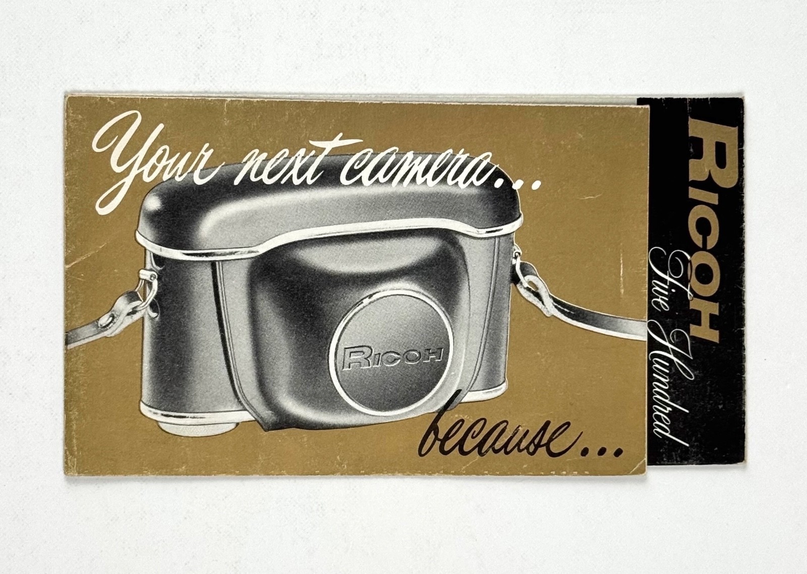 Ricoh 500 Camera * ORIGINAL ** PAMPHLET / SALES BROCHURE