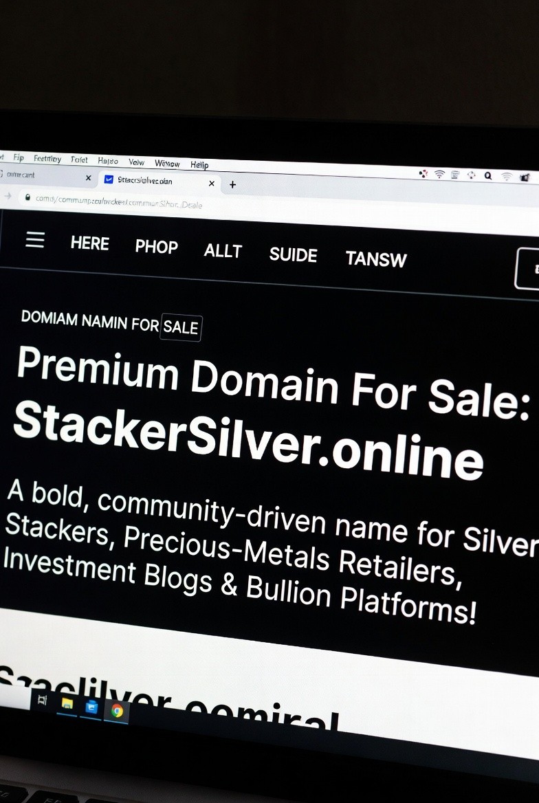 Precious Metals Domain | StackerSilver.online  | Silver Stacking, Bullion, Trade