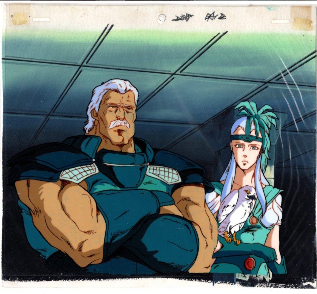 Fist Of The North Star Cel Painting Hand-Drawn Background Included Used