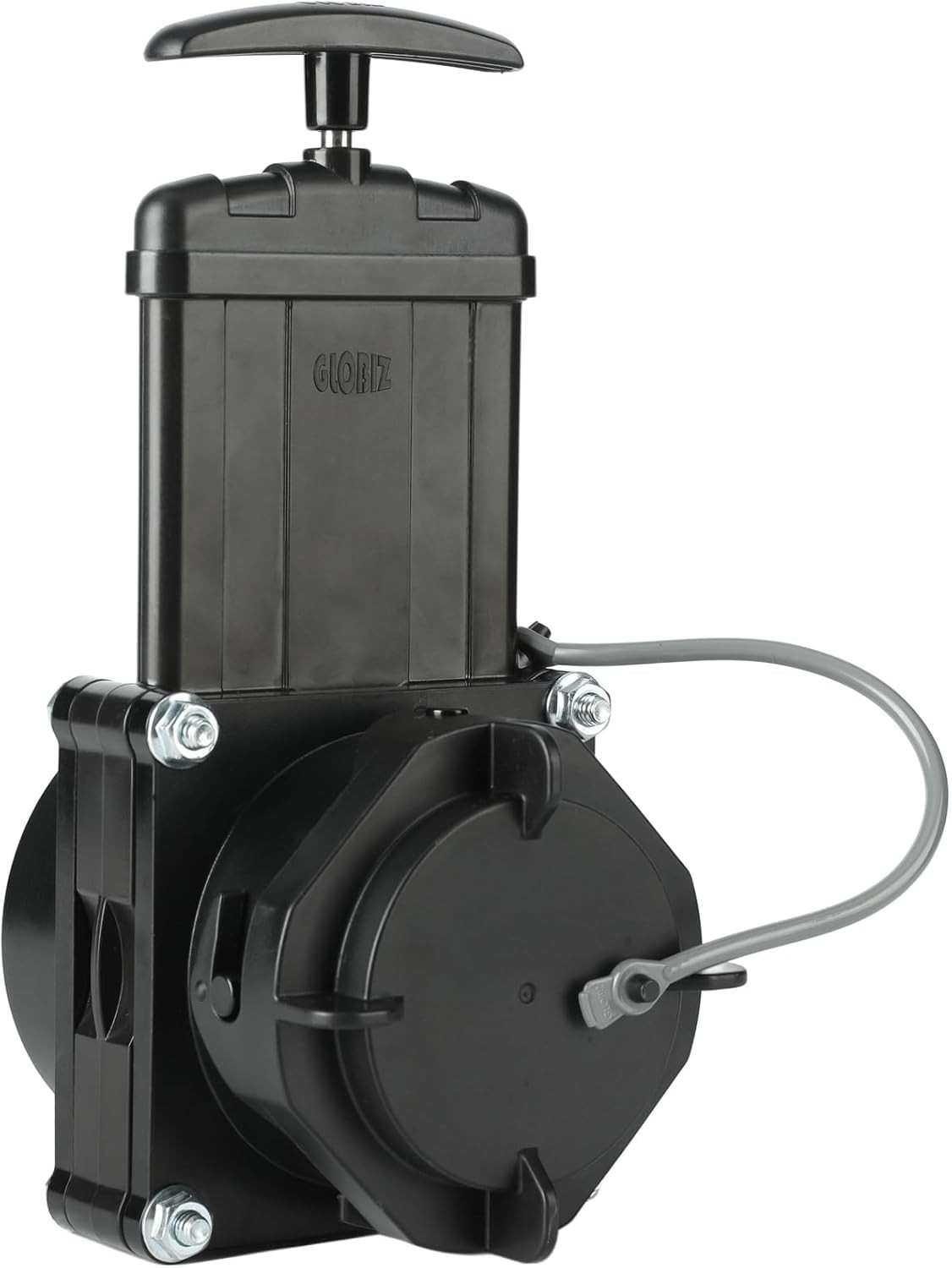 RV Gate Valve 3-Inch Hub to Lug with Cap Glue on 3" PVC Black+Others