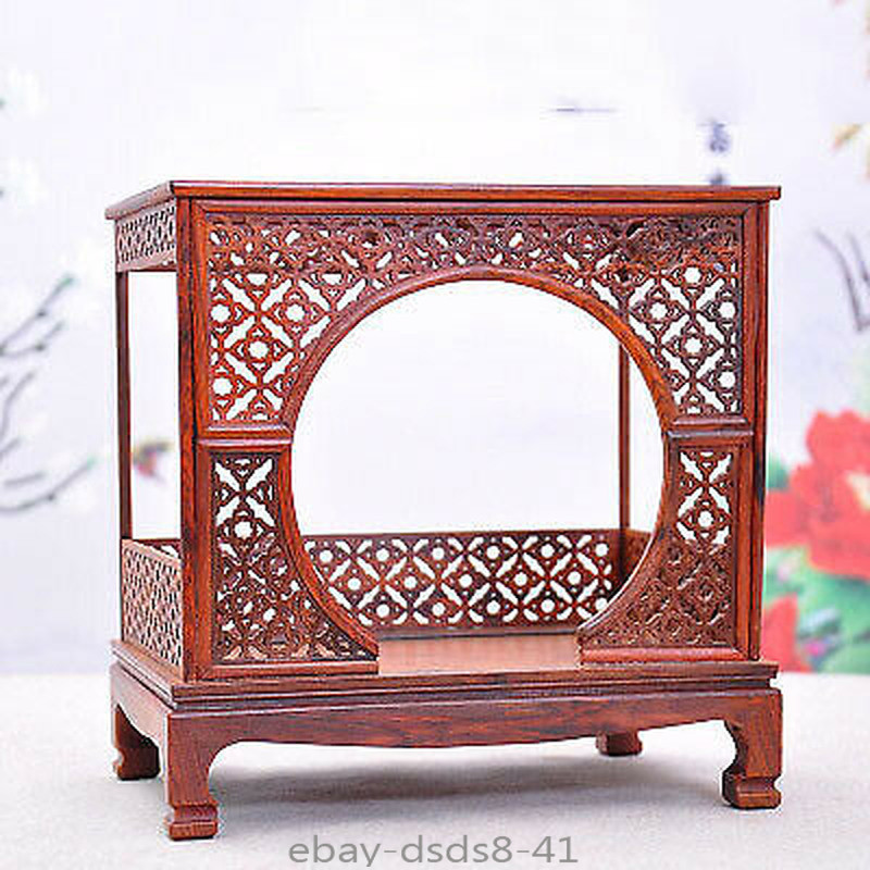 Chinese Antique Mini Furniture Model Wood Carving Dollhouse Crafts Collection