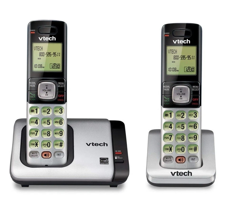 VTech DECT 6.0 2-Handset Cordless Phone