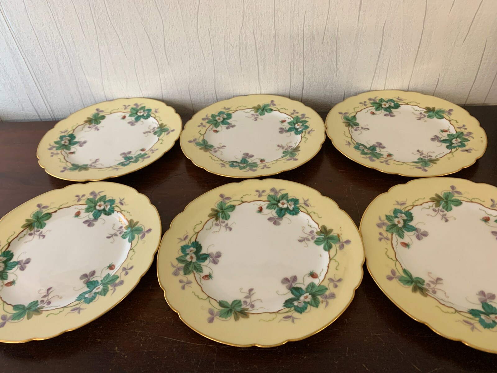 6 Gallé-Reinemer Plates