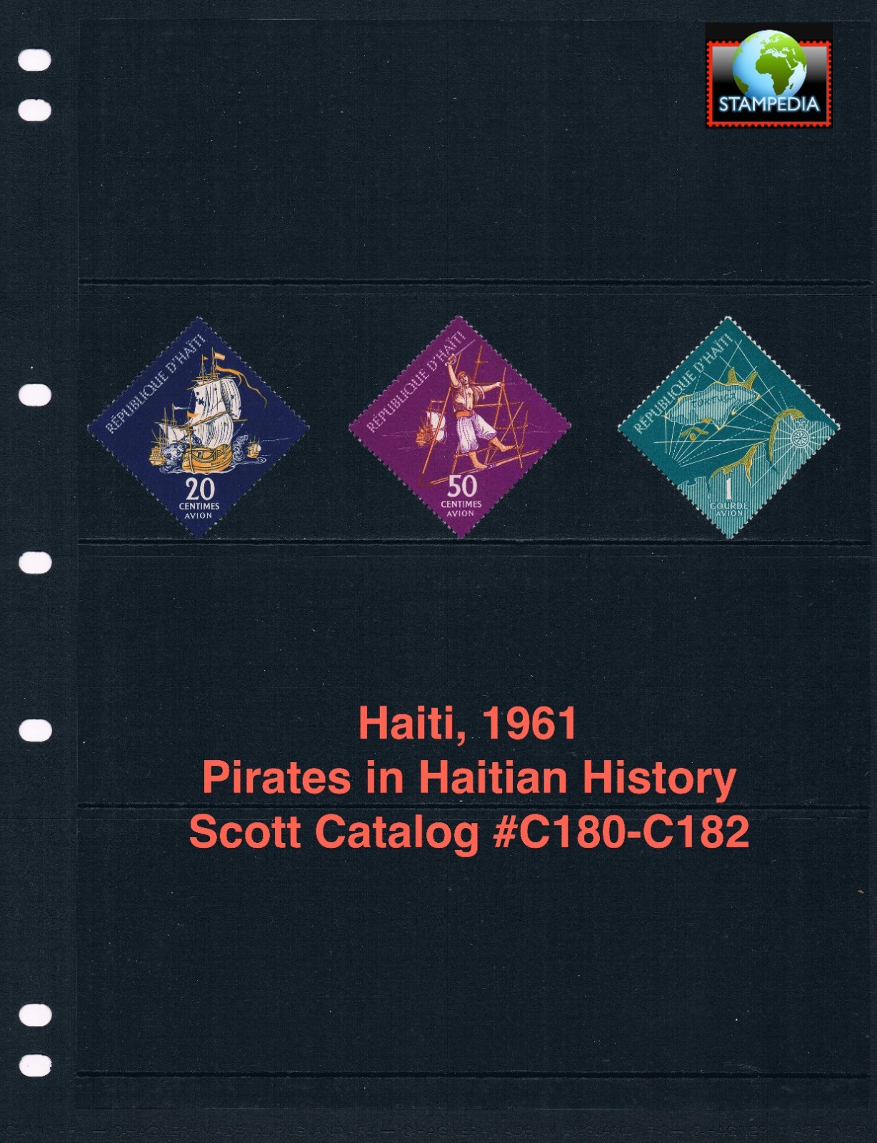$1.80 Scott Value - 1961 HAITI Pirates Caribbean Ships scarcer CV MNH NH UMM
