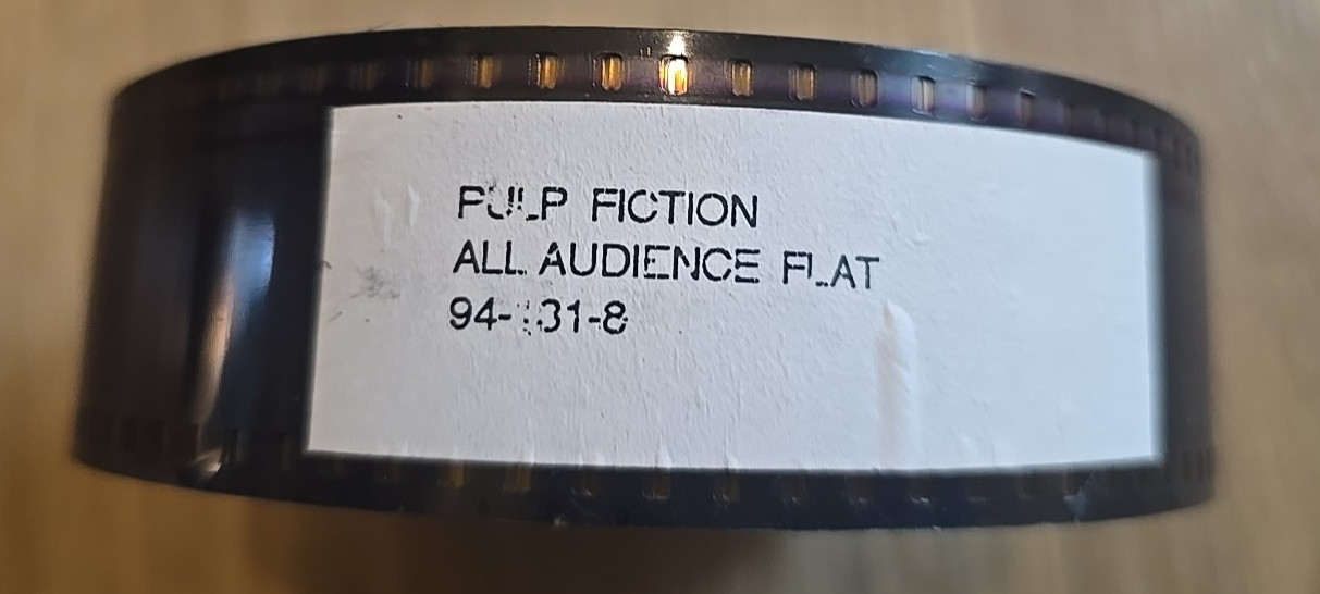 Pulp Fiction 35mm Trailer Reel — Rare Collectible / Cinema Memorabilia FILM