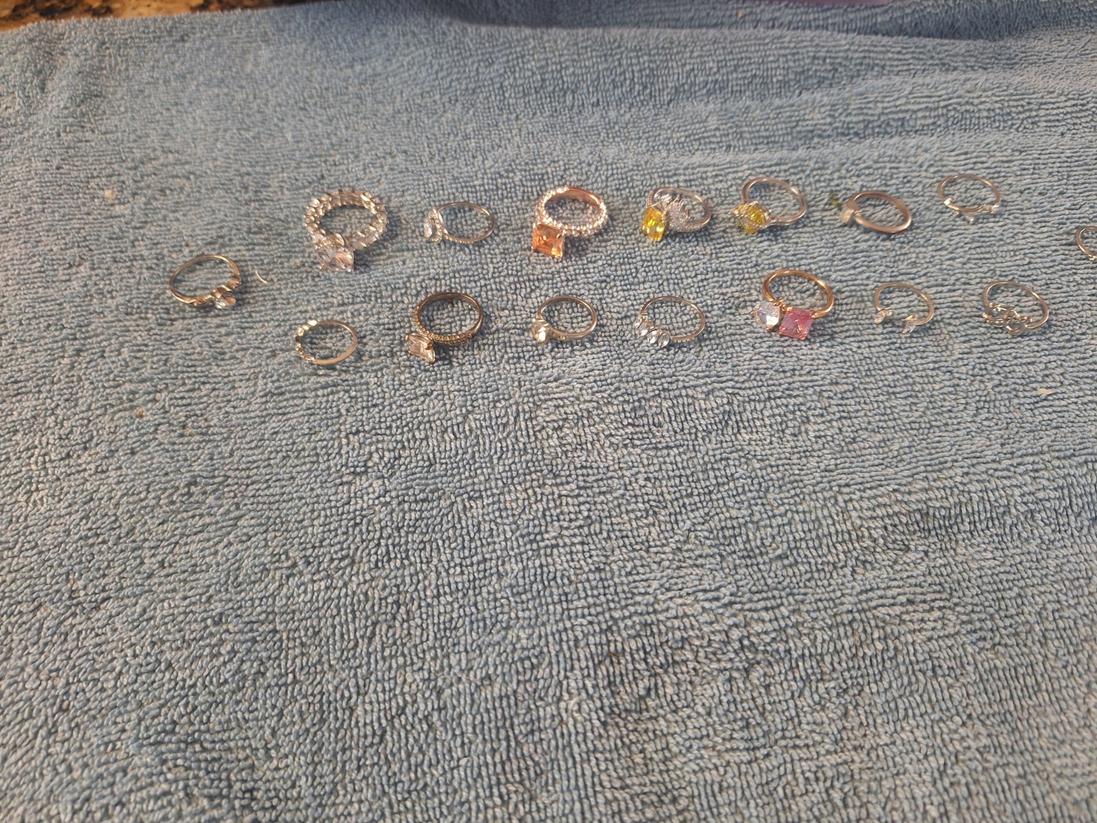 Contemporary  Jewelry  Lot Rings Costume  Jewelry