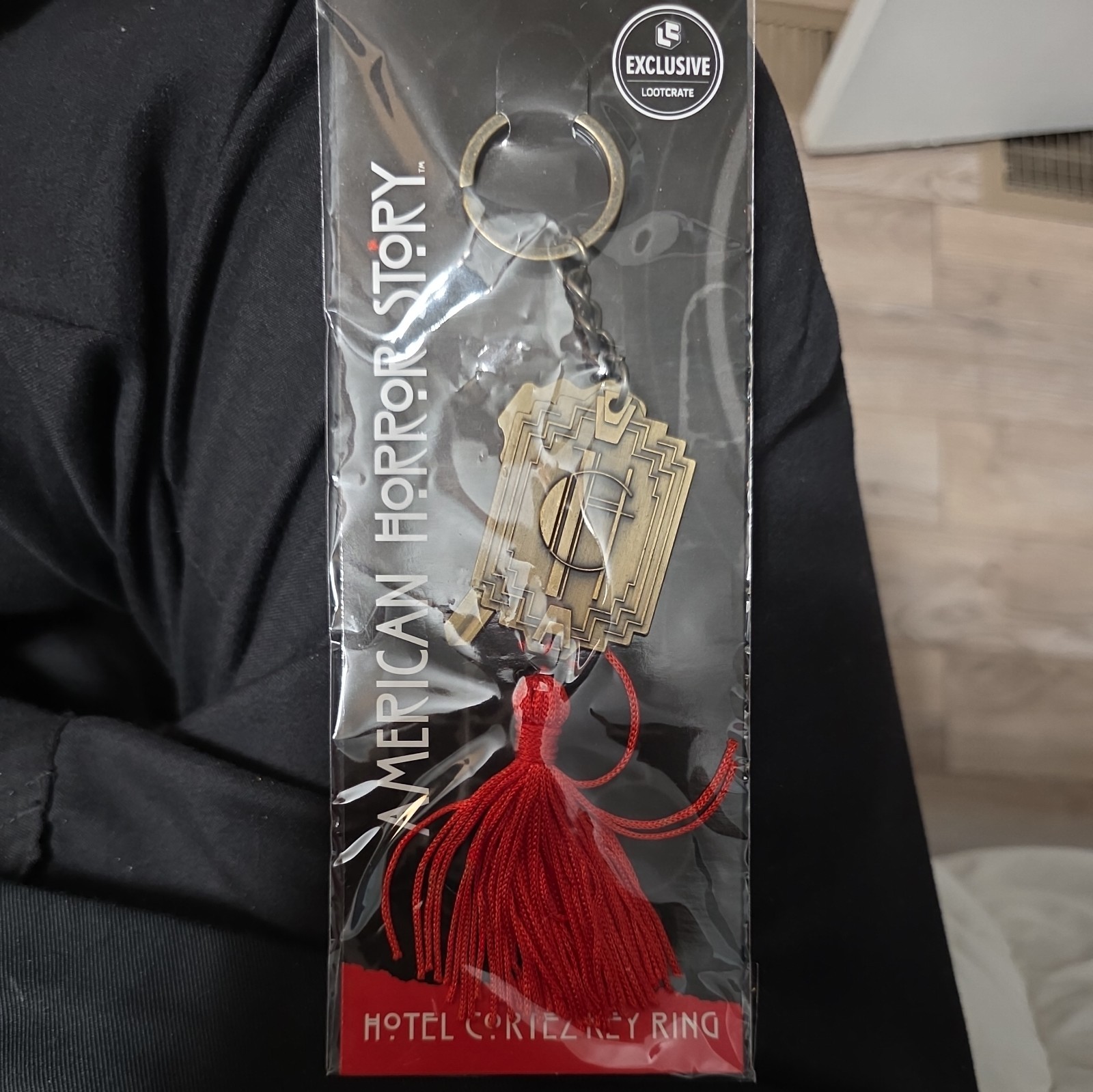 American Horror Story Hotel Cortez Key Ring Keychain 2018 Loot Crate CURSED Ed.