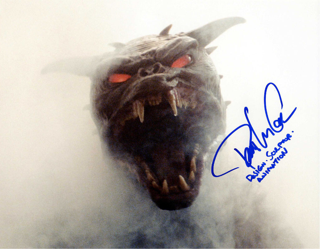 RANDALL WILLIAM COOK SIGNED AUTOGRAPHED 11x14 PHOTO GHOSTBUSTERS BECKETT BAS