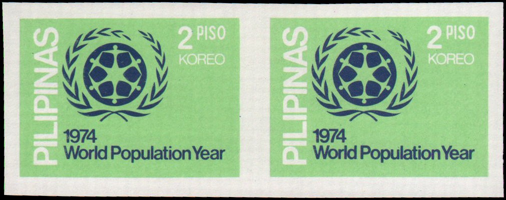 Philippines #1237a-1238a set MNH VF imperf pairs