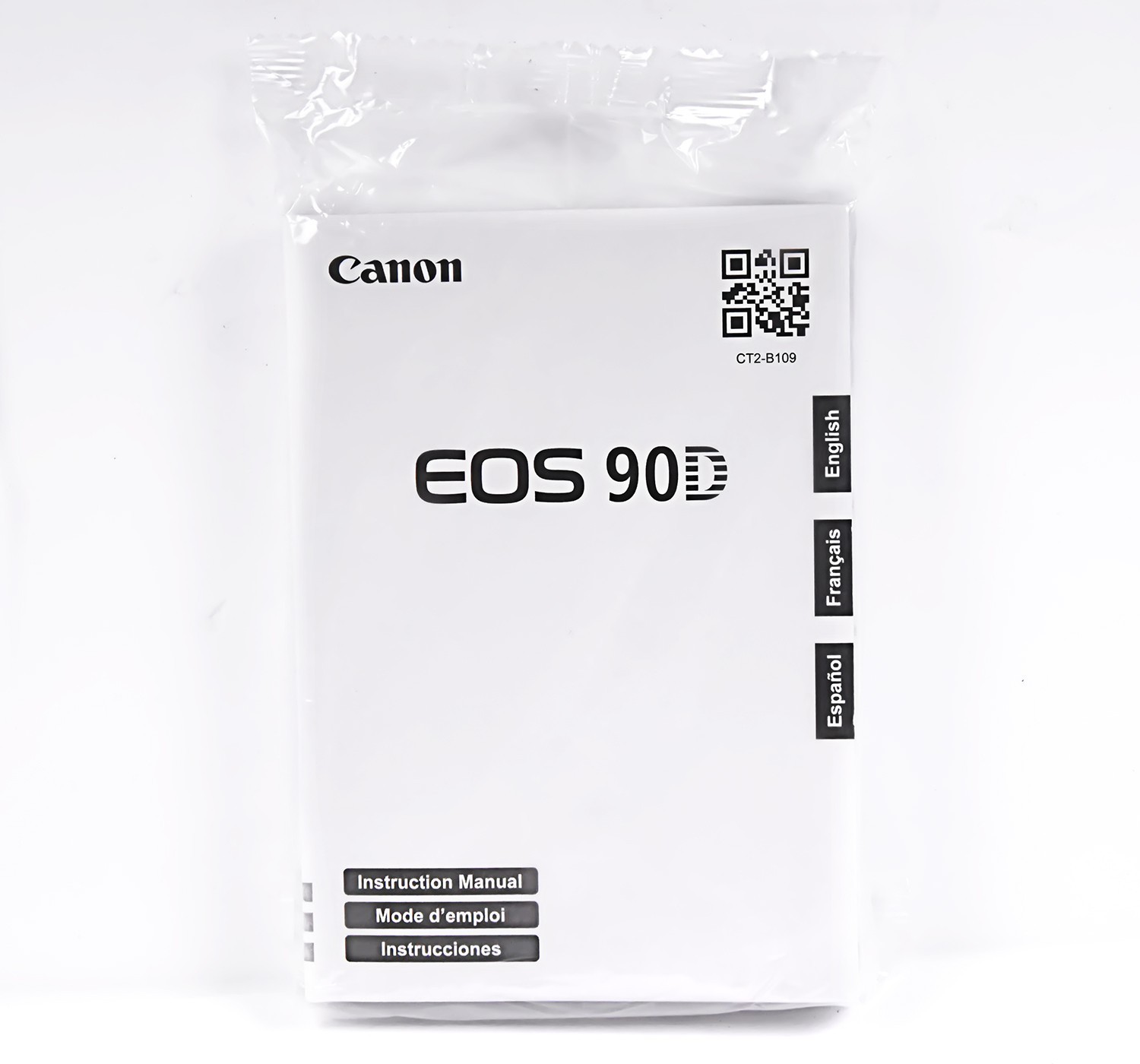 NEW Sealed Canon EOS 90D Camera Instruction Manual In Multiple languages -M73