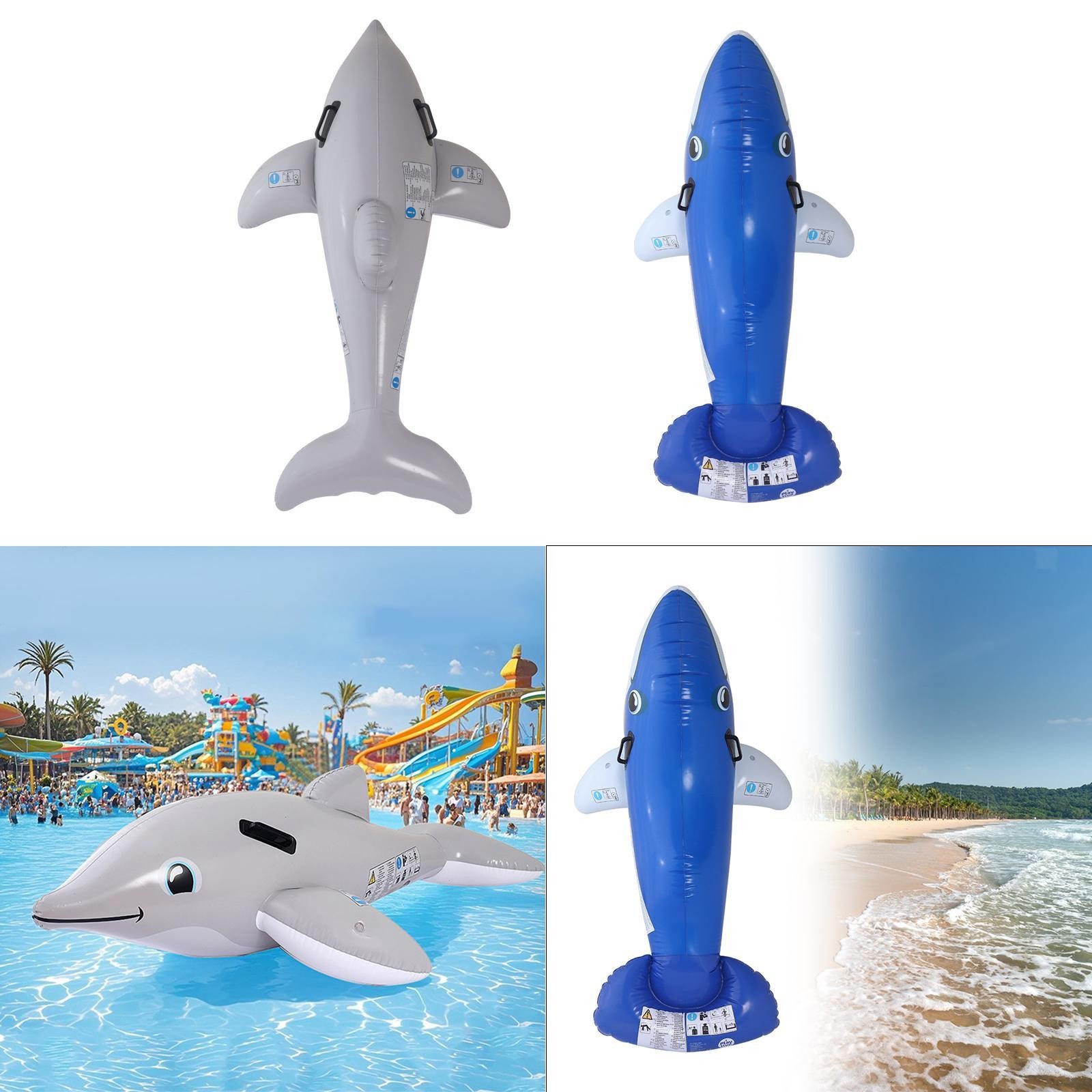 Inflatable Dolphin Pool Toy PVC