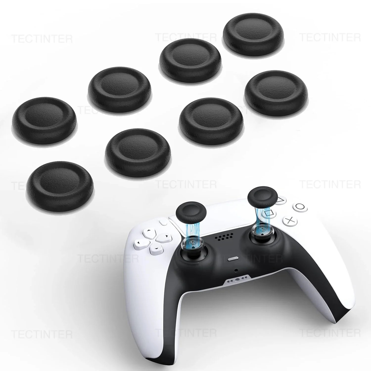 Joystick Replacement Caps for Playstation PS4/PS5 Controller Thumbstick Grip Cov