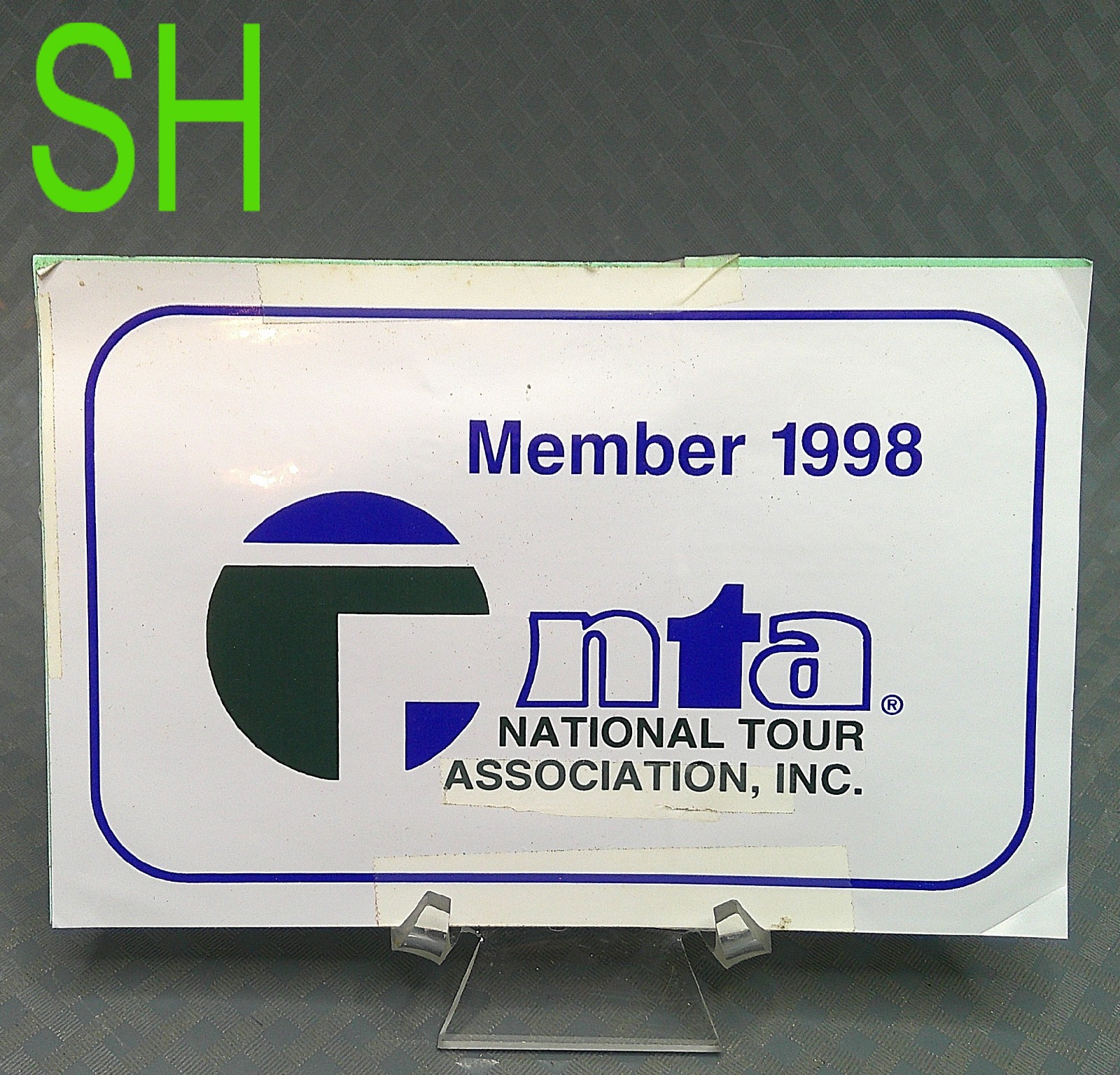 Vintage 1998 NTA National Tour Association Travel Agents Window Sticker Decal