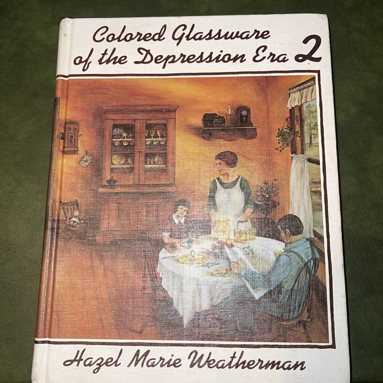 Colored Glassware of the Depression Era 2 Hazel Weatherman 1974 Hardback 400 pgs