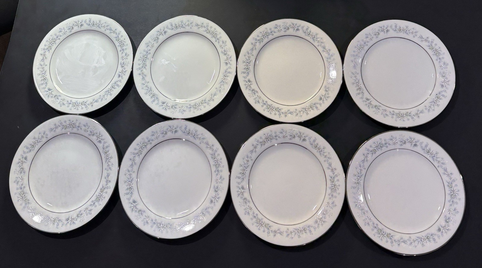 NORITAKE FINE CHINA MARYWOOD 2181 BREAD PLATES~6.25"~SET OF 8