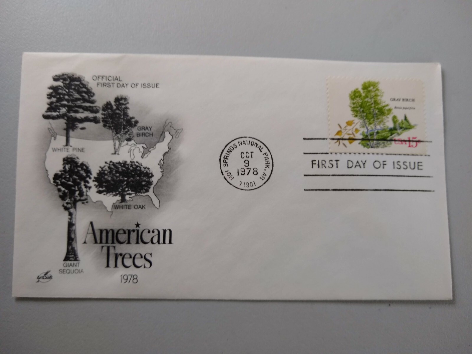 Letter Cover - American Trees 1978