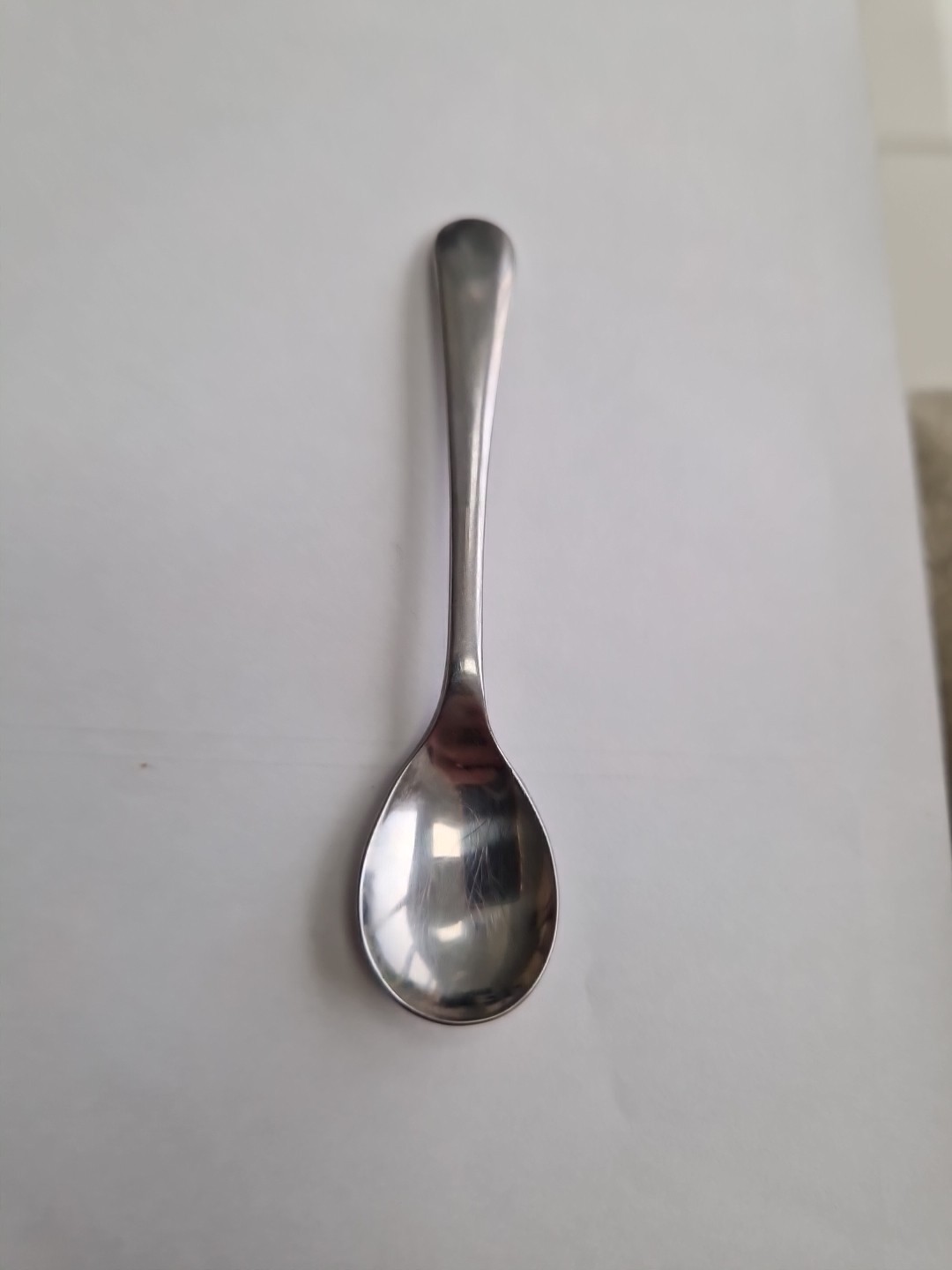 Vintage  Firth Staybrite Silver Plate  Salt / Mustard  Condiment Spoon 8cm Long