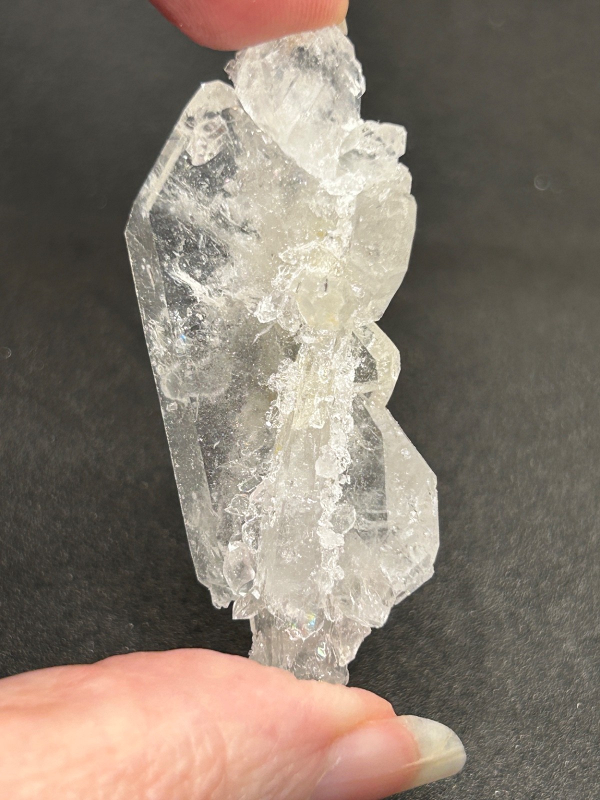 Natural Quartz Crystal Cluster from Pakistan 17.7g • Display Specimen #6