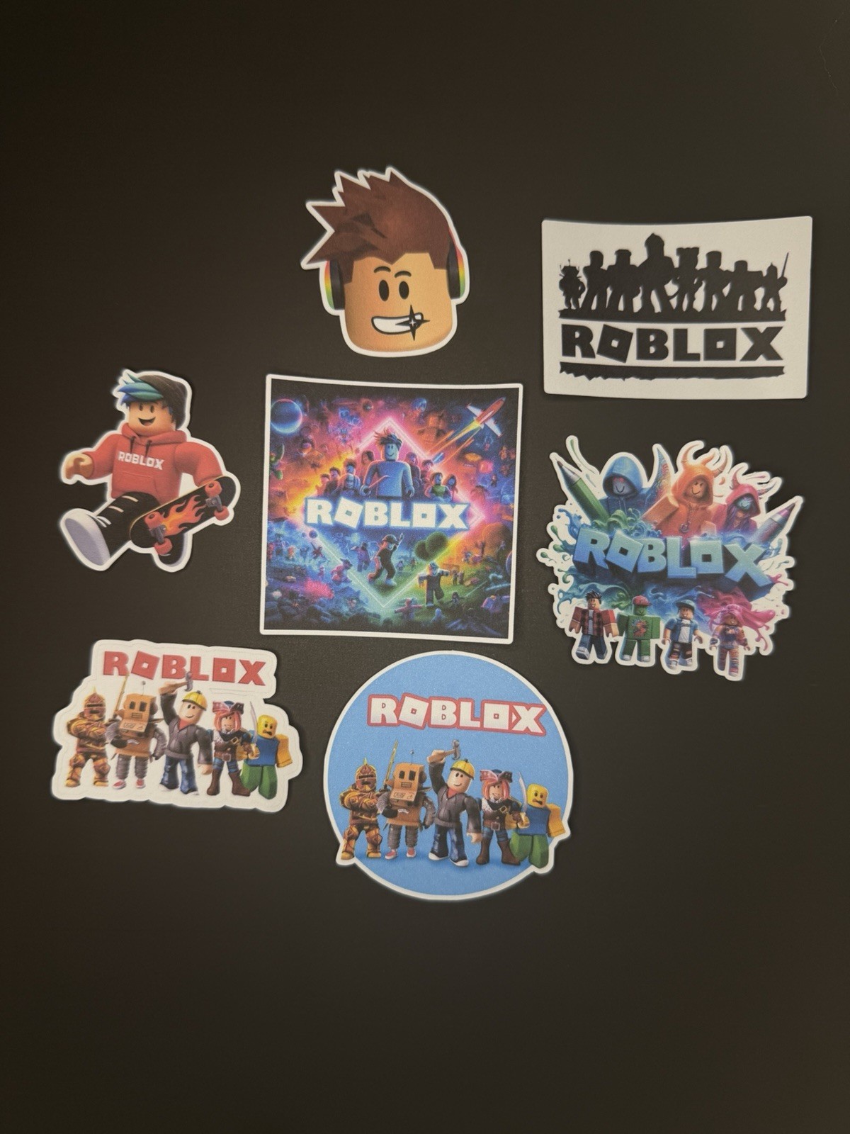 Roblox Stickers Roblox Stickers 7 Pieces Waterproof Vinyl Stickers