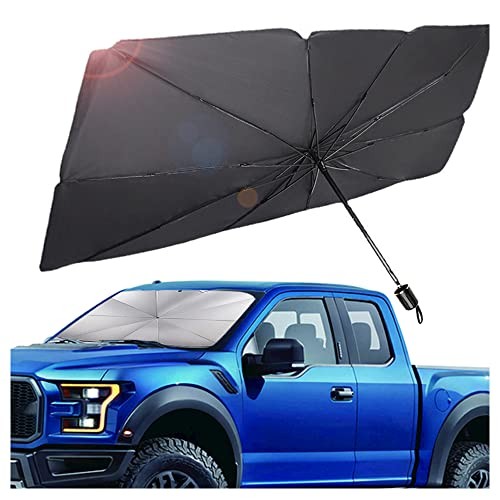 Car Sunshade Umbrella,Upgraded Windshield Cover Sun Shade,UV Large (55"x 31")