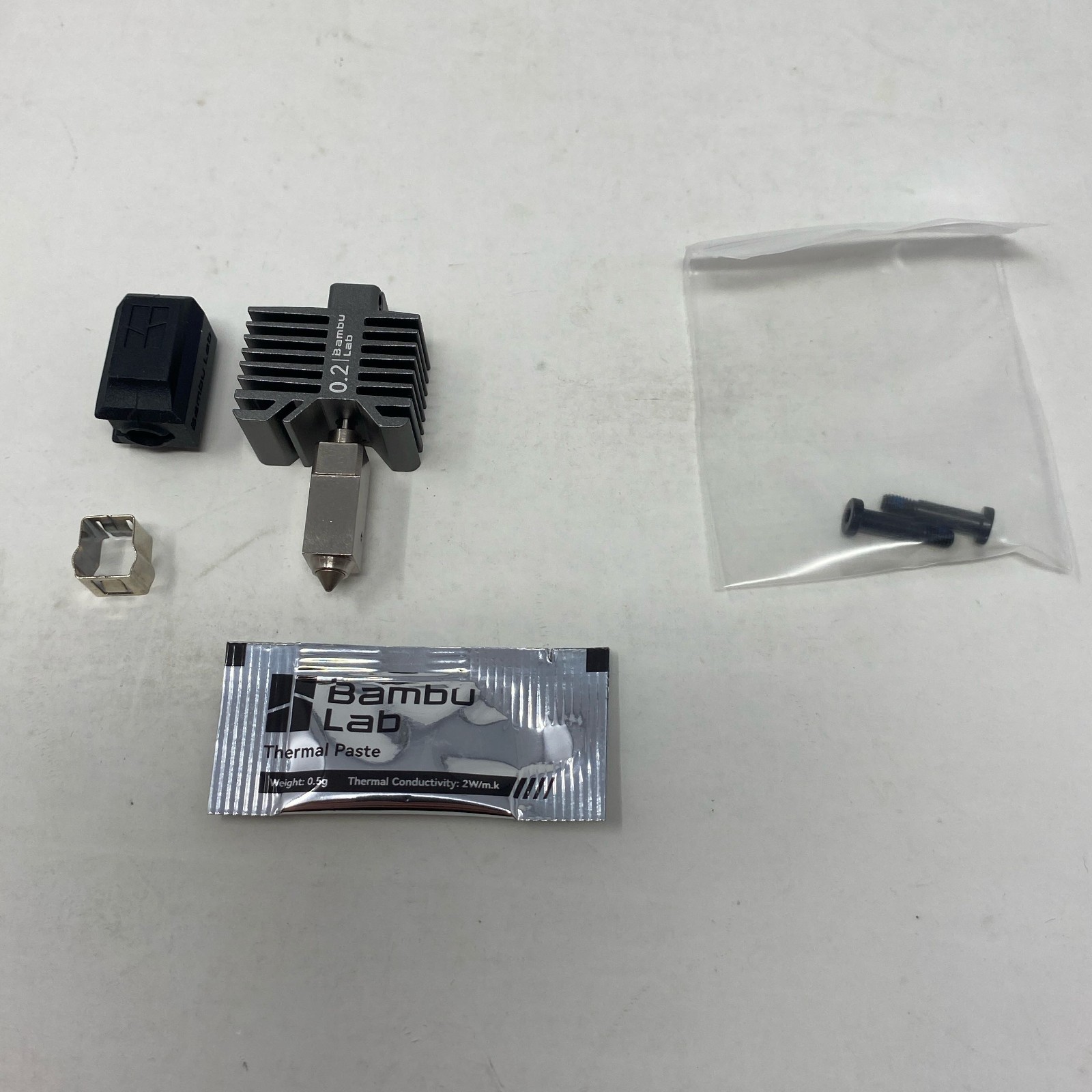 Bambu Lab 0.2mm Stainless Steel Hotend X1/P1 Series - Black