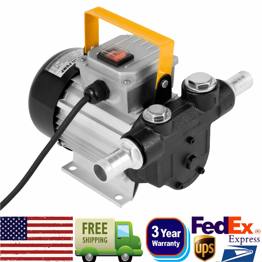 110V Motor Oil Fuel Fluid Extractor Electric Transfer Pump Self Priming