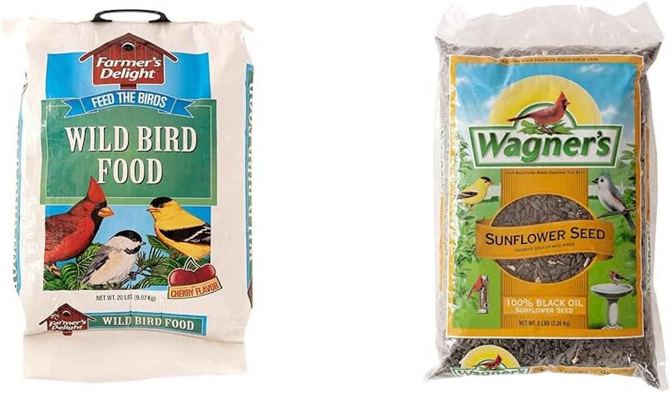 53003 Farmer'S Delight Wild Bird Food with Cherry Flavor, 20-Pound Bag and 52023