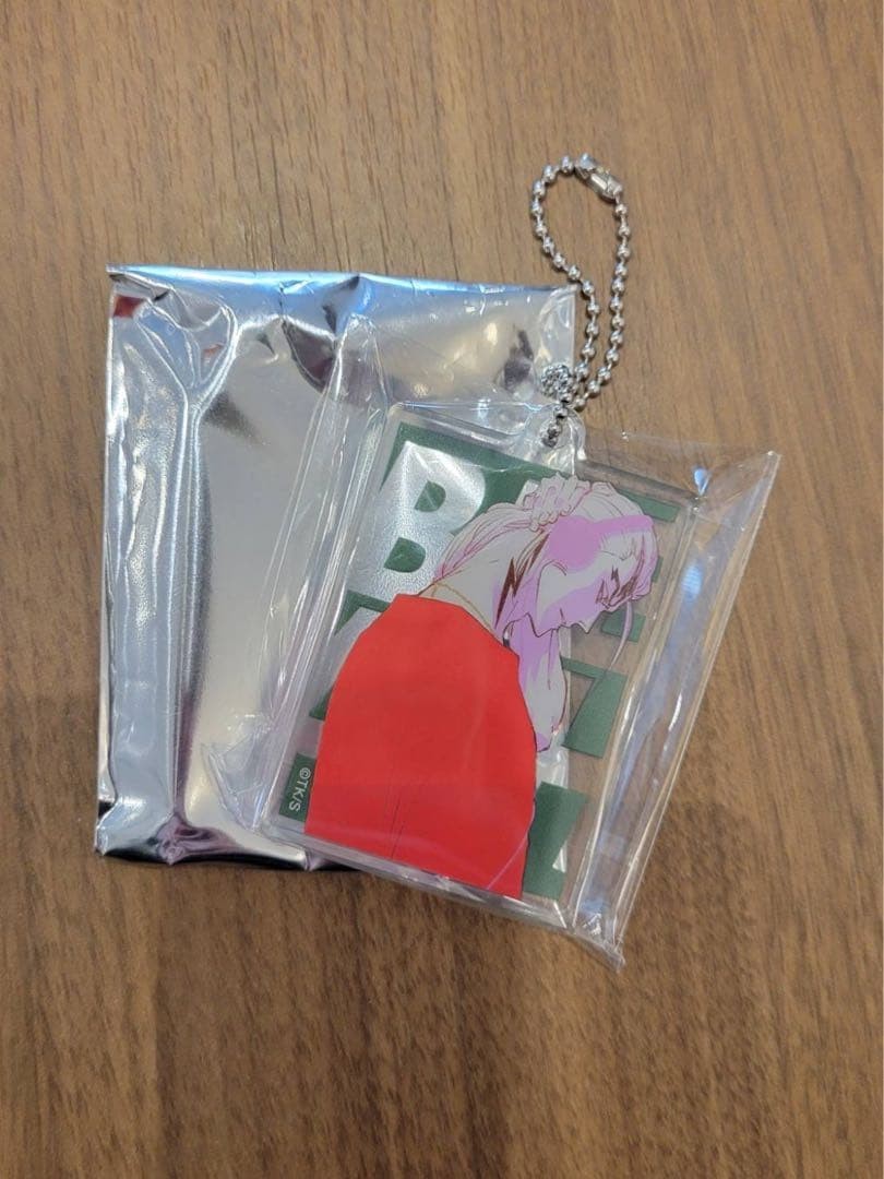 BLEACH original art exhibition acrylic block key chain Renji Abarai