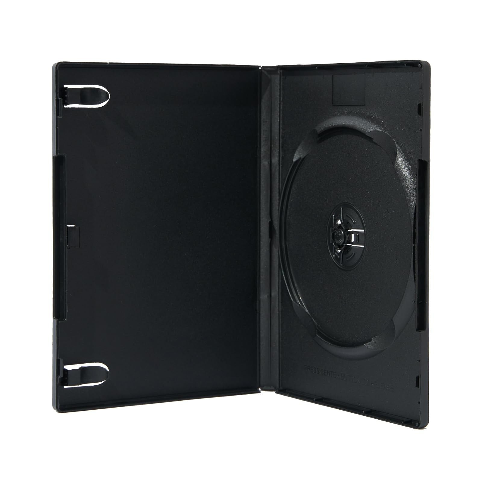 Maxtek 5 Pack Standard 14mm Black Signle Disc CD, DVD, Blu-Ray 