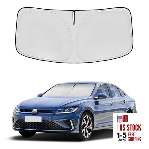 Windshield Sun Shade for Volkswagen/VW Jetta 2019-2024 For VW Jetta 2019-2026