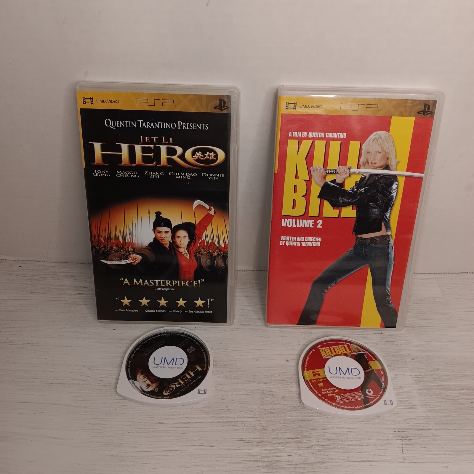 PSP UMD Movies Bundle – Kill Bill Vol. 2 & Jet Li’s Hero (Action Classics)