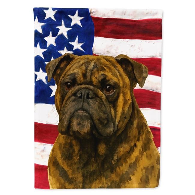 Carolines Treasures WDK6052CHF 40 x 28 in. Brindle English Bulldog American F...