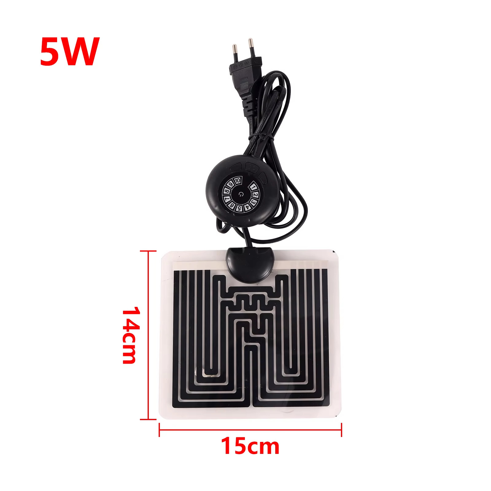 5-45W Reptiles Heat Mat Pet Heating Warm Pads Adjustable Temperature Controller 