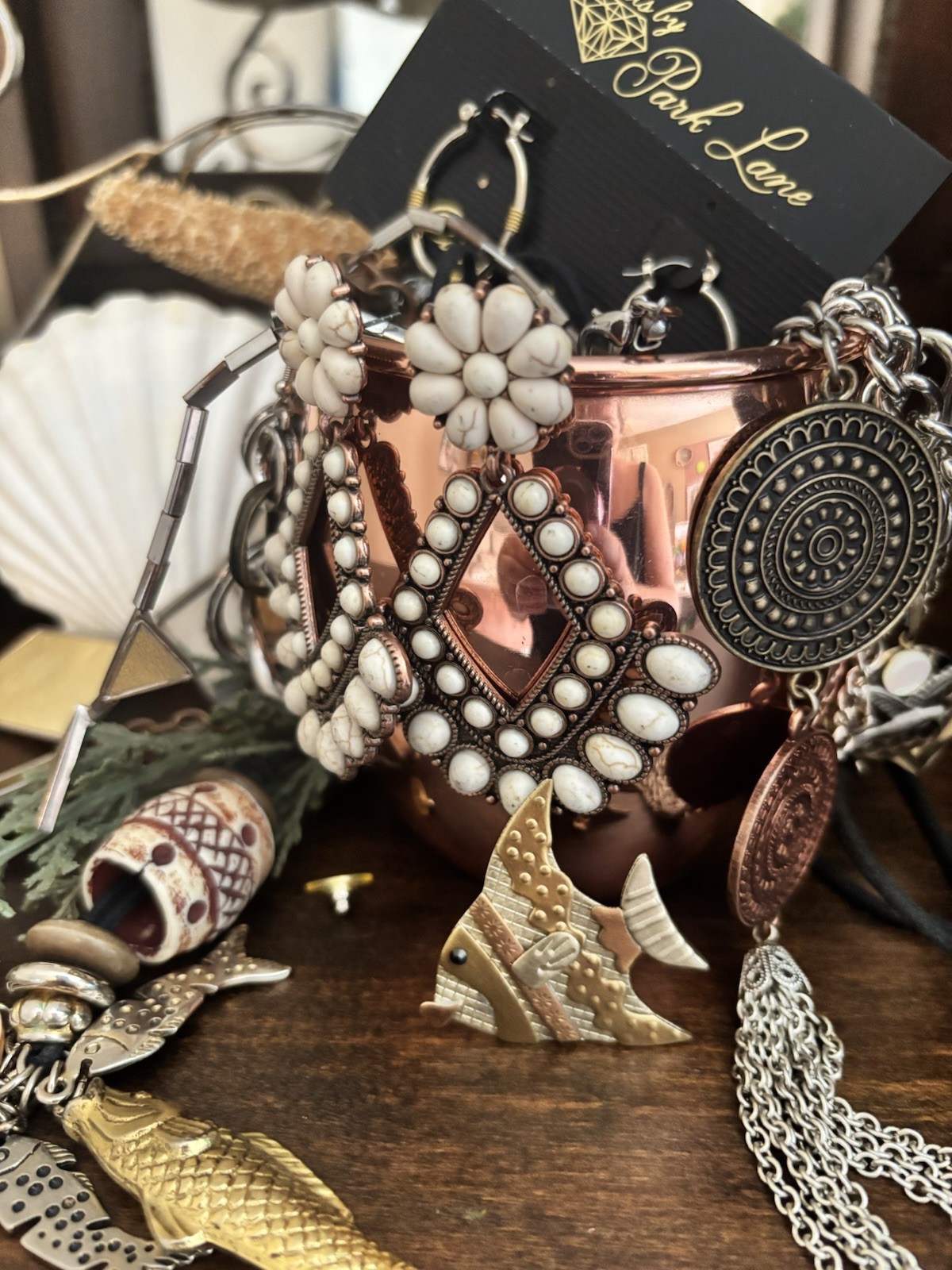 Mystery Jewelry Jar Mixed Metal Tones