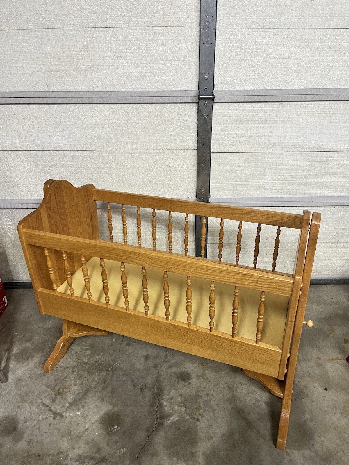 Amish Handmade Swinging Baby Cradle ￼