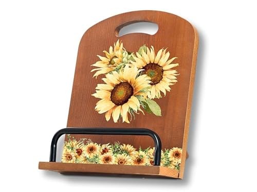  Cookbook Stand for Kitchen Counter, Adjustable Tablet Recipe Book Holder, 